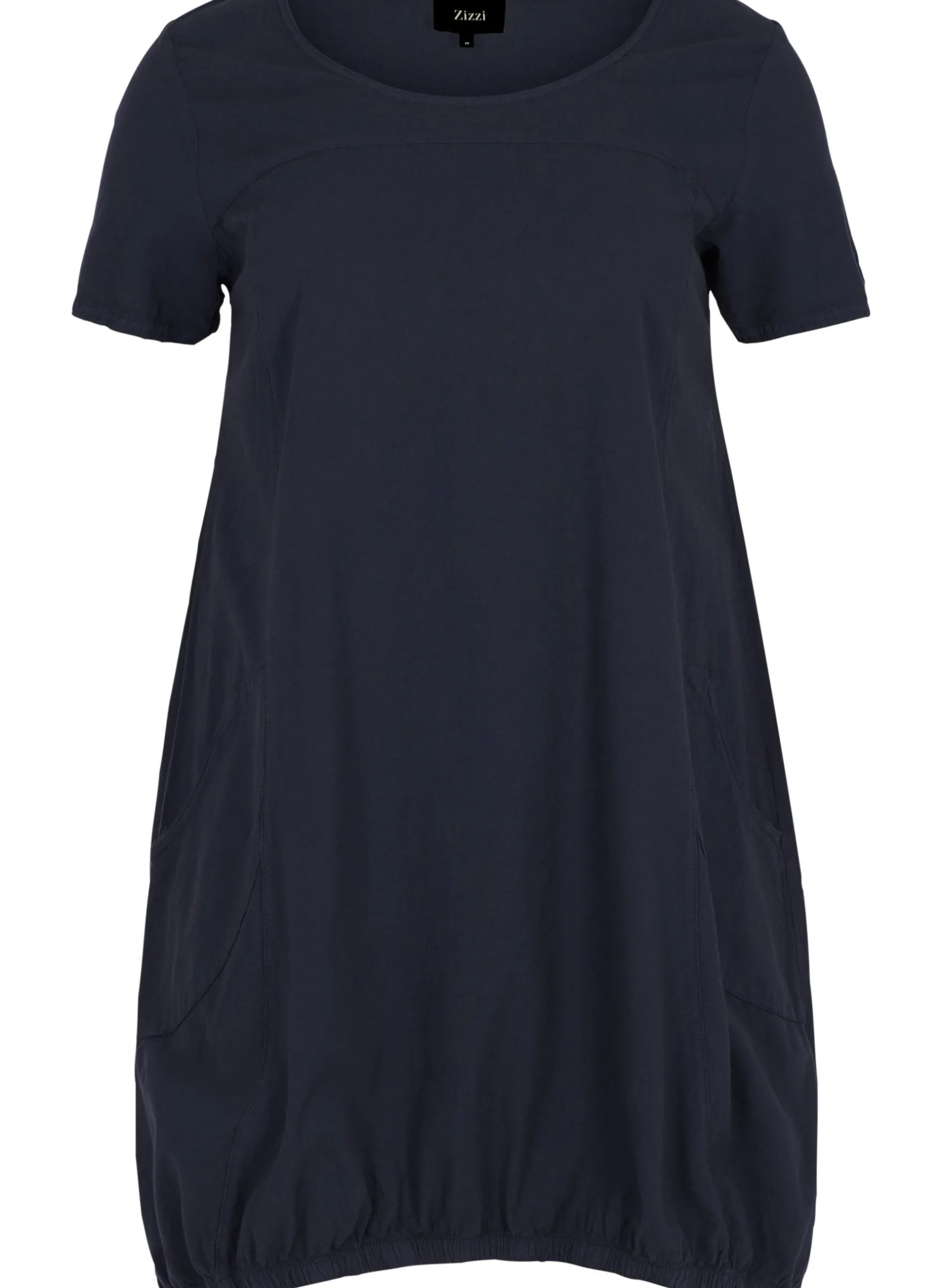 Kurzarm Kleid aus Baumwolle