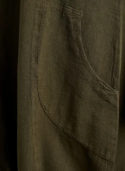 Kurzarm Kleid aus Baumwolle