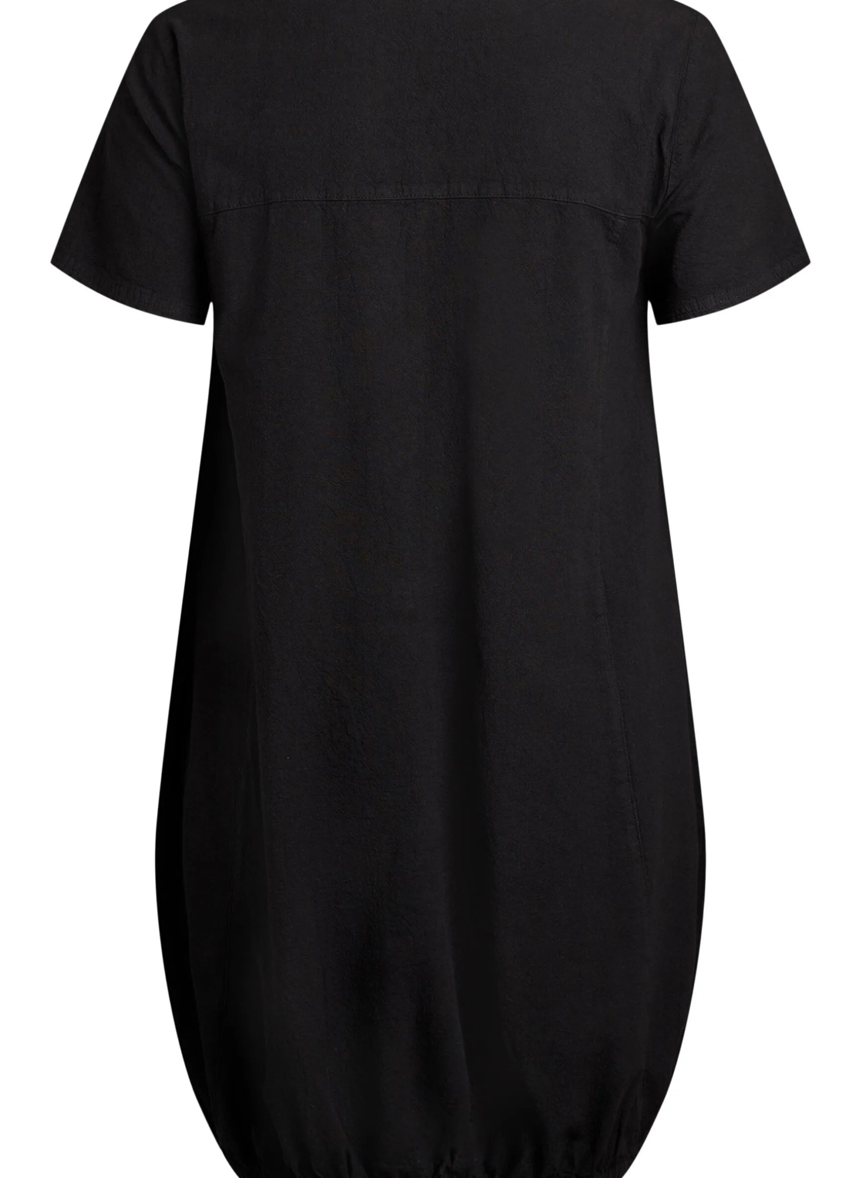 Kurzarm Kleid aus Baumwolle