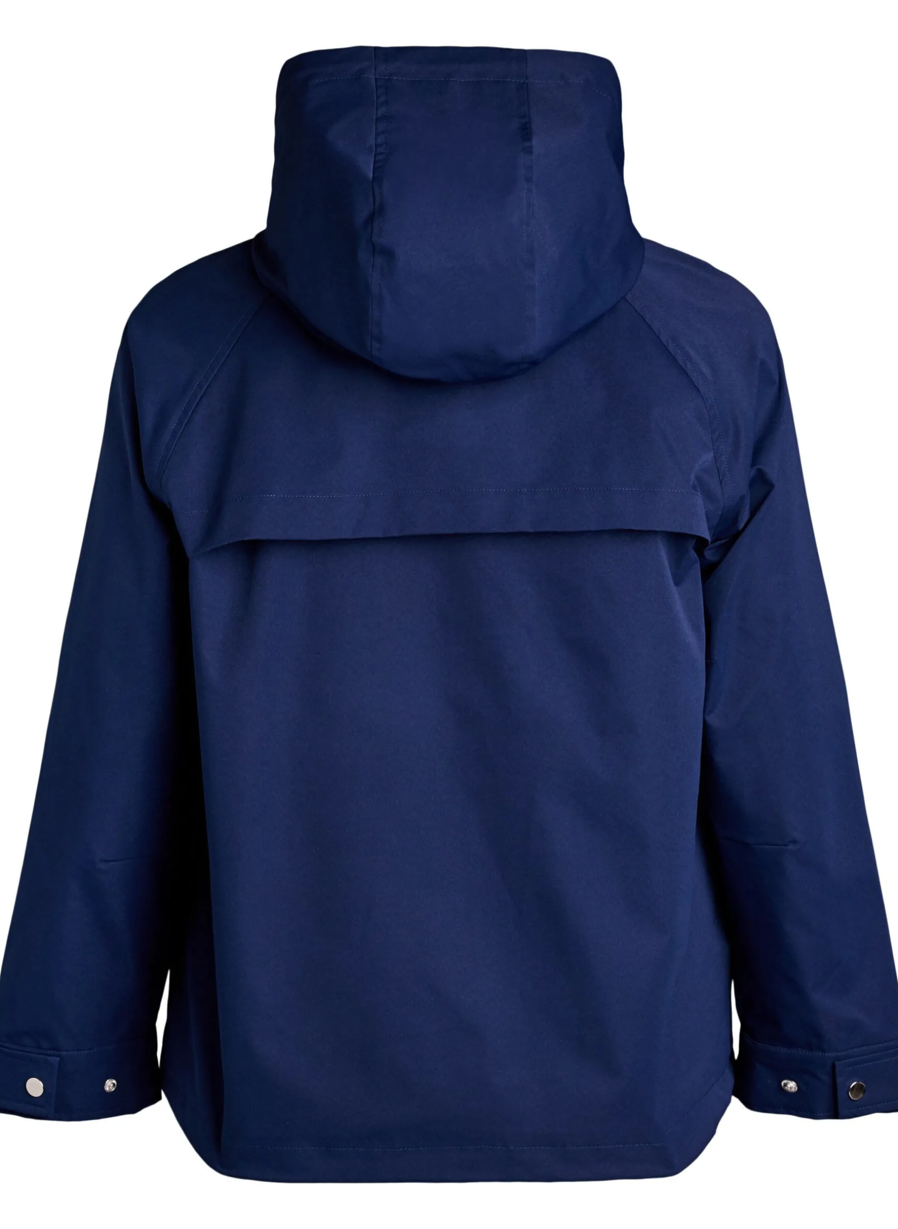 Kurze Frühlingsjacke mit abnehmbarer Kapuze