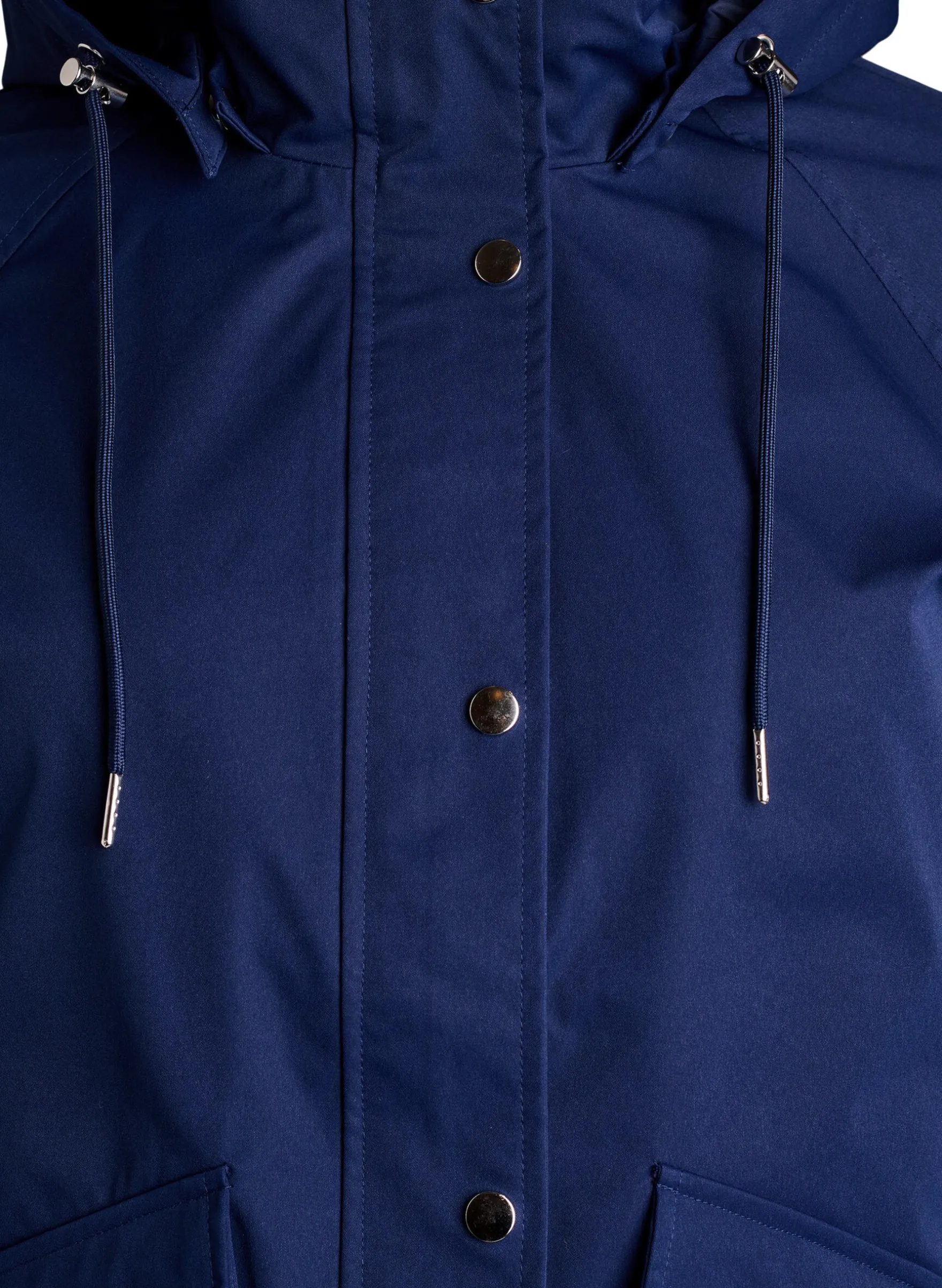 Kurze Frühlingsjacke mit abnehmbarer Kapuze