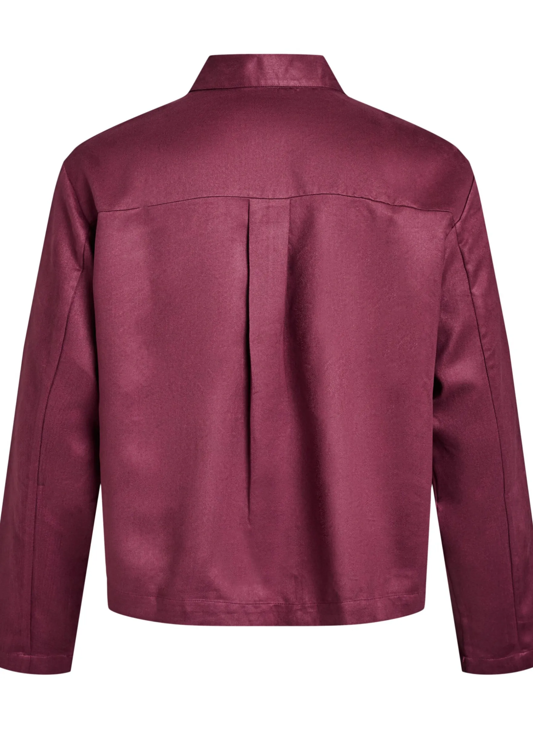 Kurze Jacke aus Wildlederimitat mit Taschen