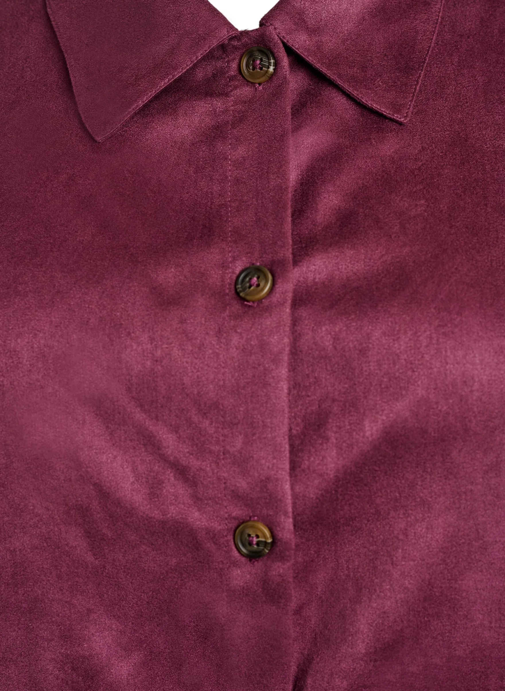 Kurze Jacke aus Wildlederimitat mit Taschen