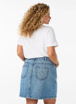 Kurzer Jeansrock mit Taschen