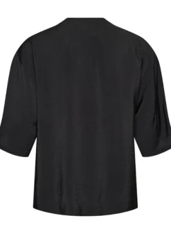 Kurzer Kimono aus Viskose mit 3/4-Ärmeln
