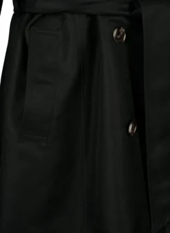 Kurzer Trenchcoat mit Gürtel