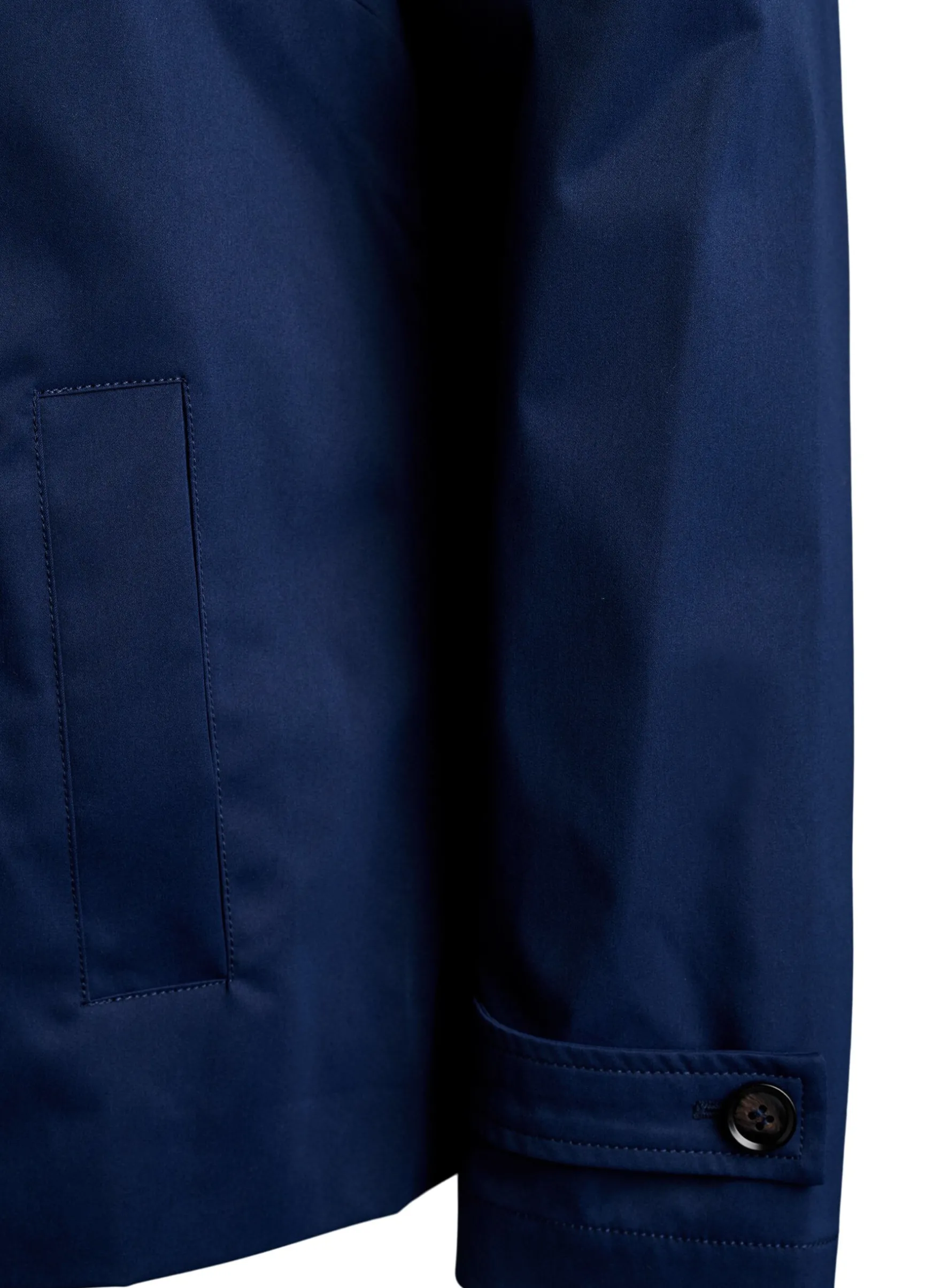 Kurzer Trenchcoat mit Kragen und Raglanärmeln