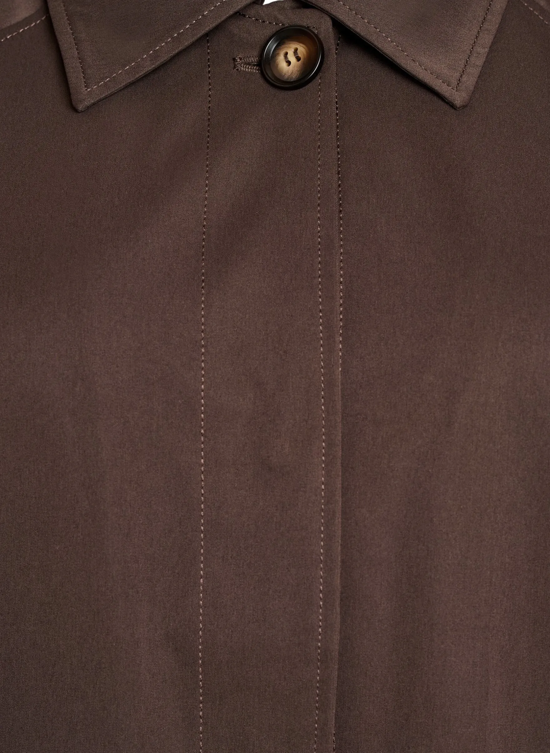 Kurzer Trenchcoat mit Kragen und Raglanärmeln