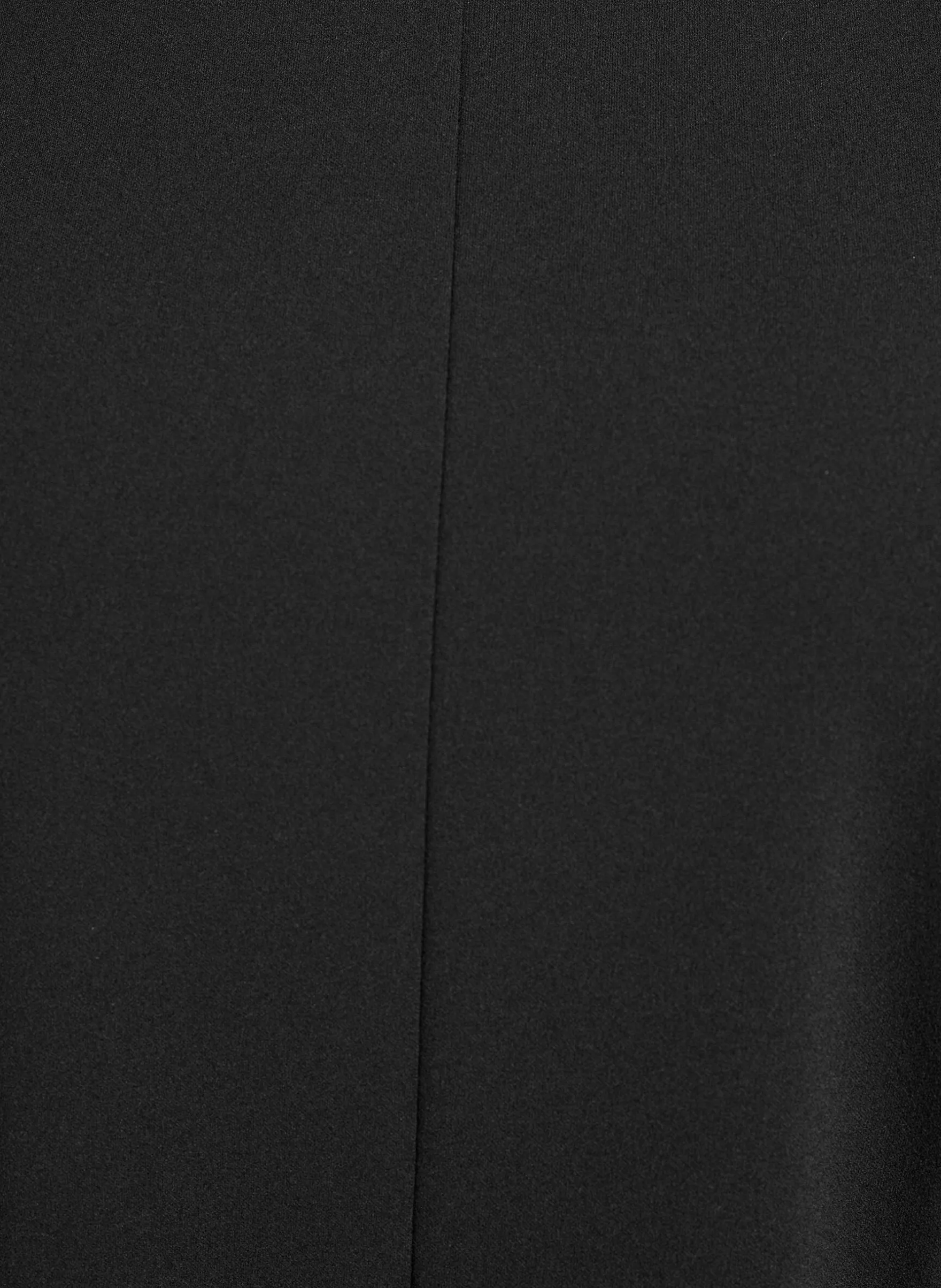 Kurzes A-Linien-Jerseykleid mit 3/4-Ärmeln