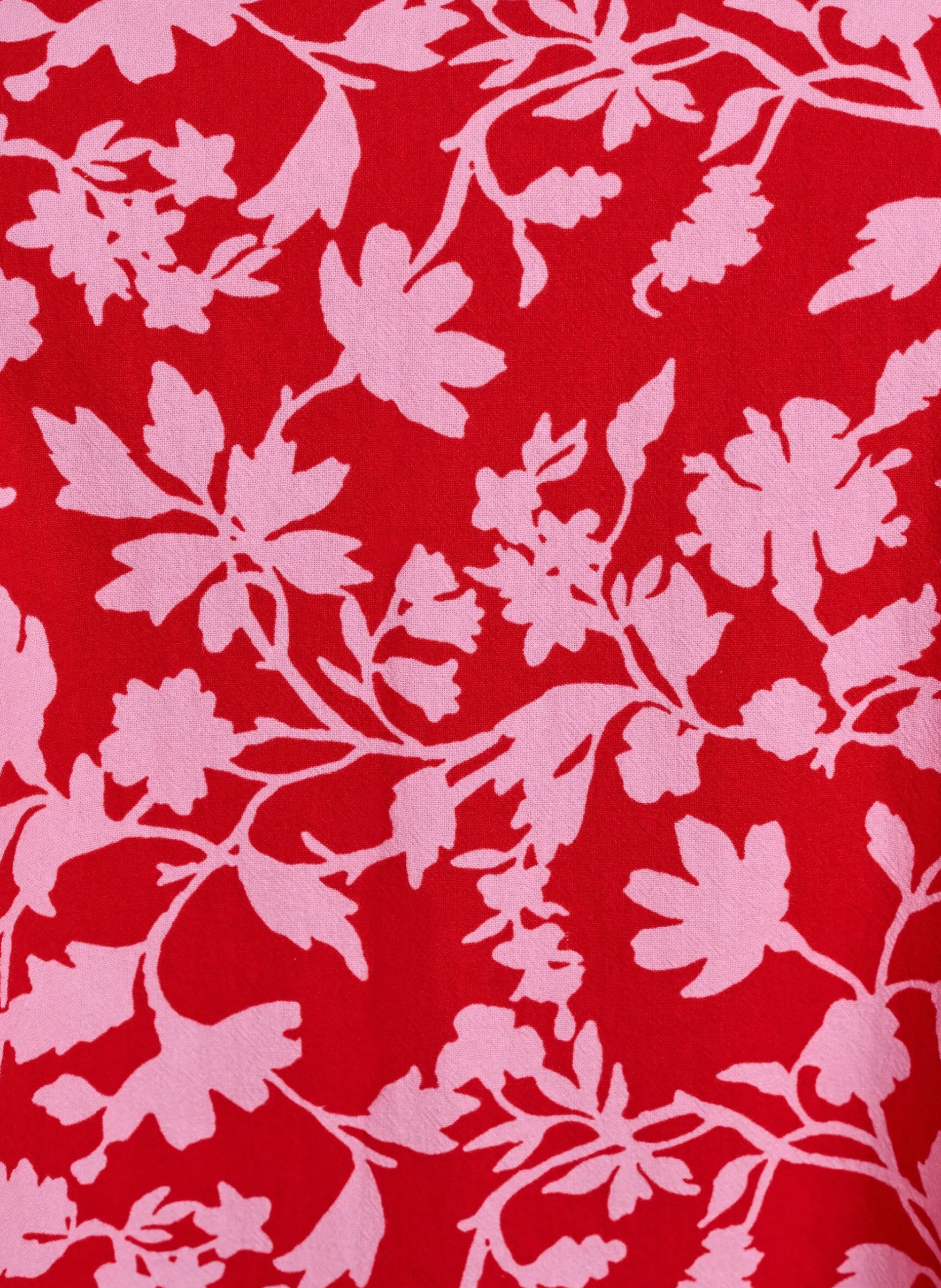 Kurzes A-Linien-Kleid mit floralem Print