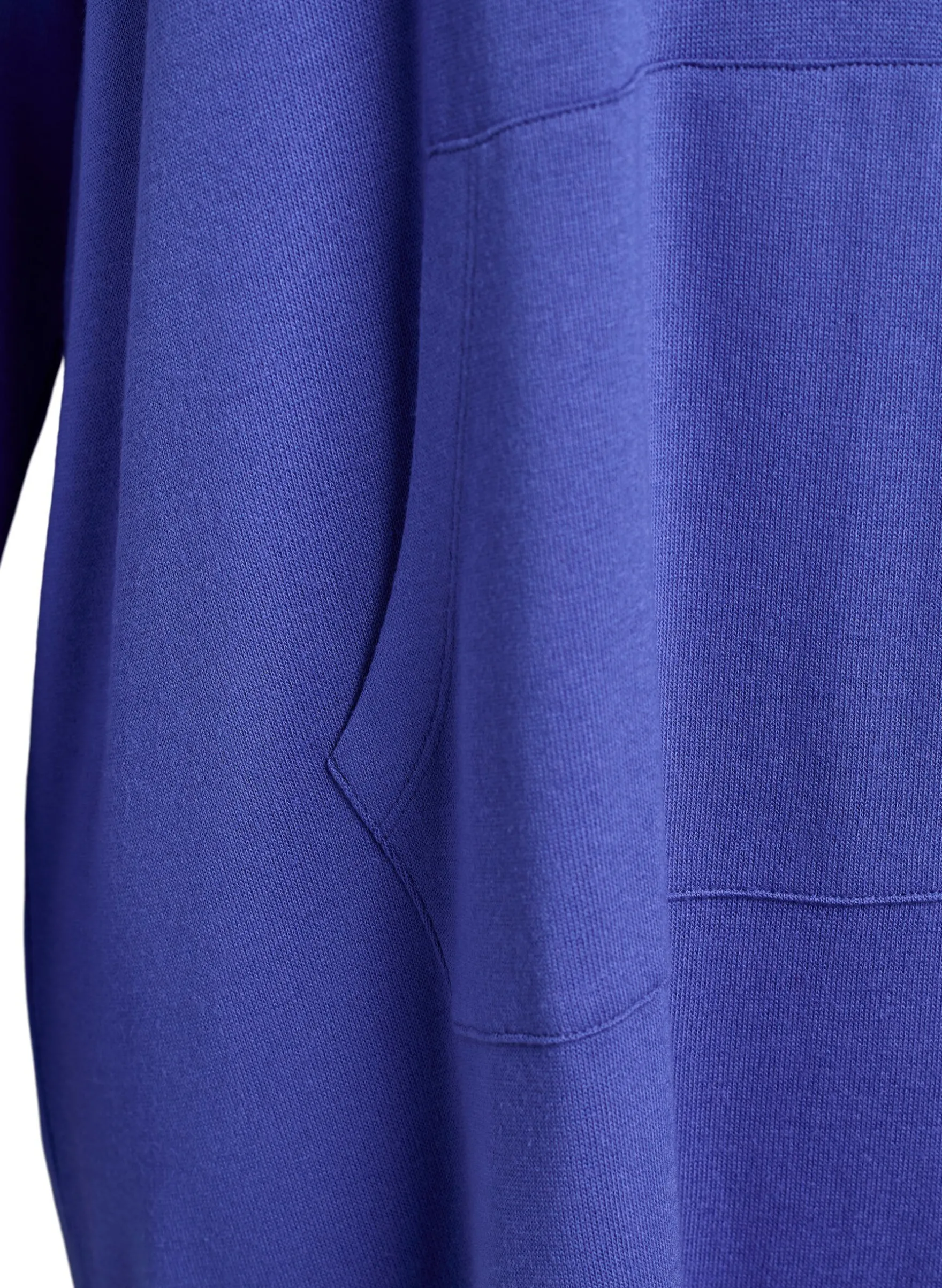 Kurzes Hoodie-Kleid mit Kängurutasche