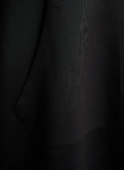 Kurzes Hoodiekleid mit Kängurutasche