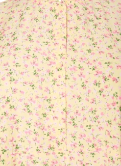 Kurzes Kleid aus Viskose mit Rüschendetails