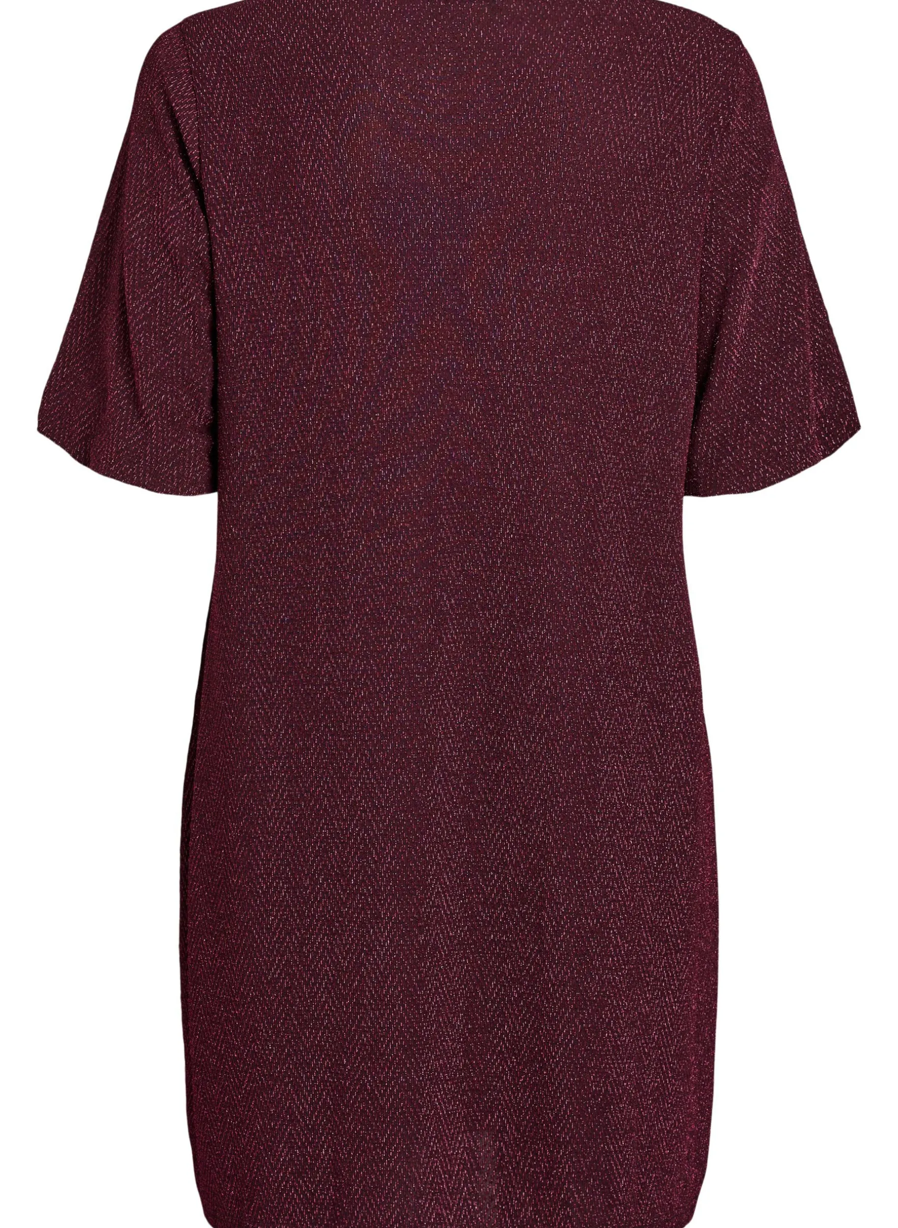 Kurzes Kleid mit einem Glitzermuster