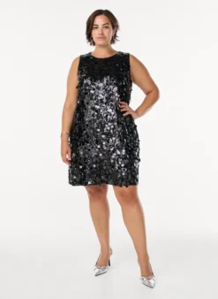 Kurzes Paillettenkleid