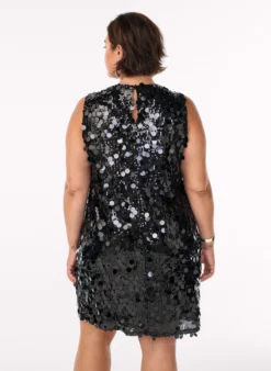 Kurzes Paillettenkleid