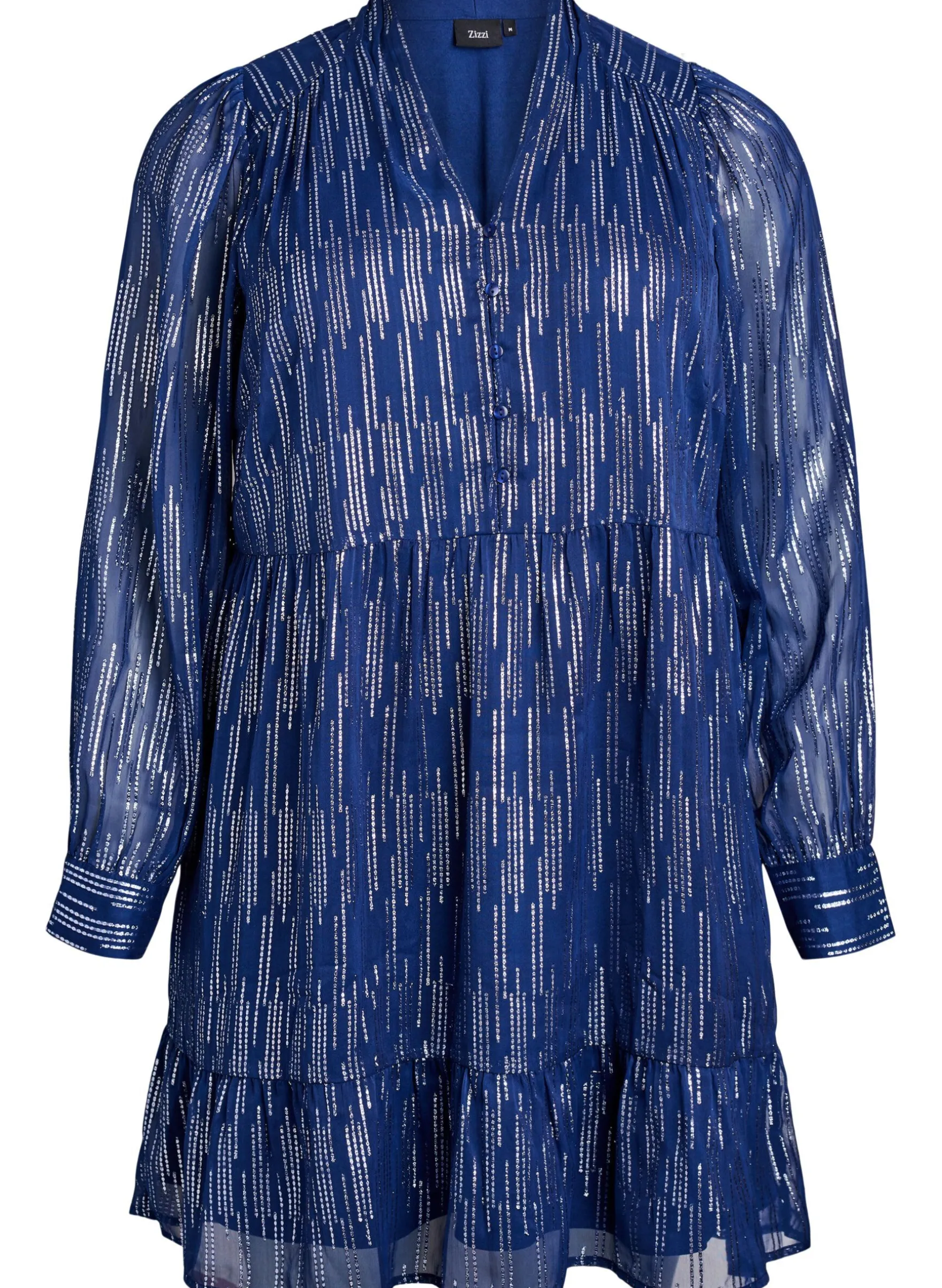 Kurzes Partykleid mit Glitzermuster