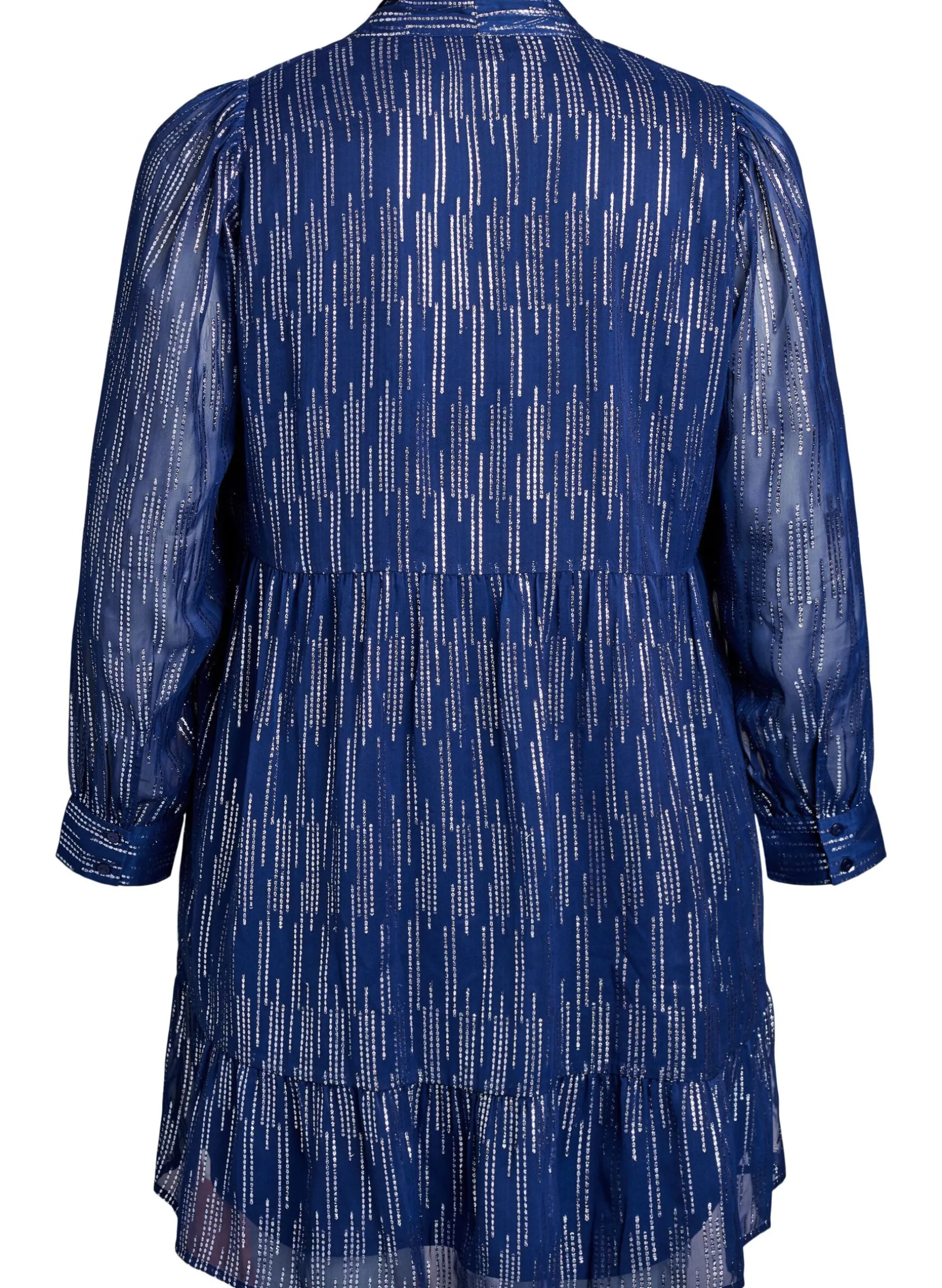 Kurzes Partykleid mit Glitzermuster