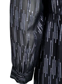 Kurzes Partykleid mit Glitzermuster