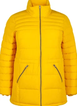 Kurze Steppjacke mit Taschen
