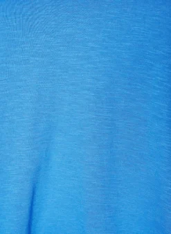 Kurzärmeliges Basic T-Shirt mit V-Ausschnitt