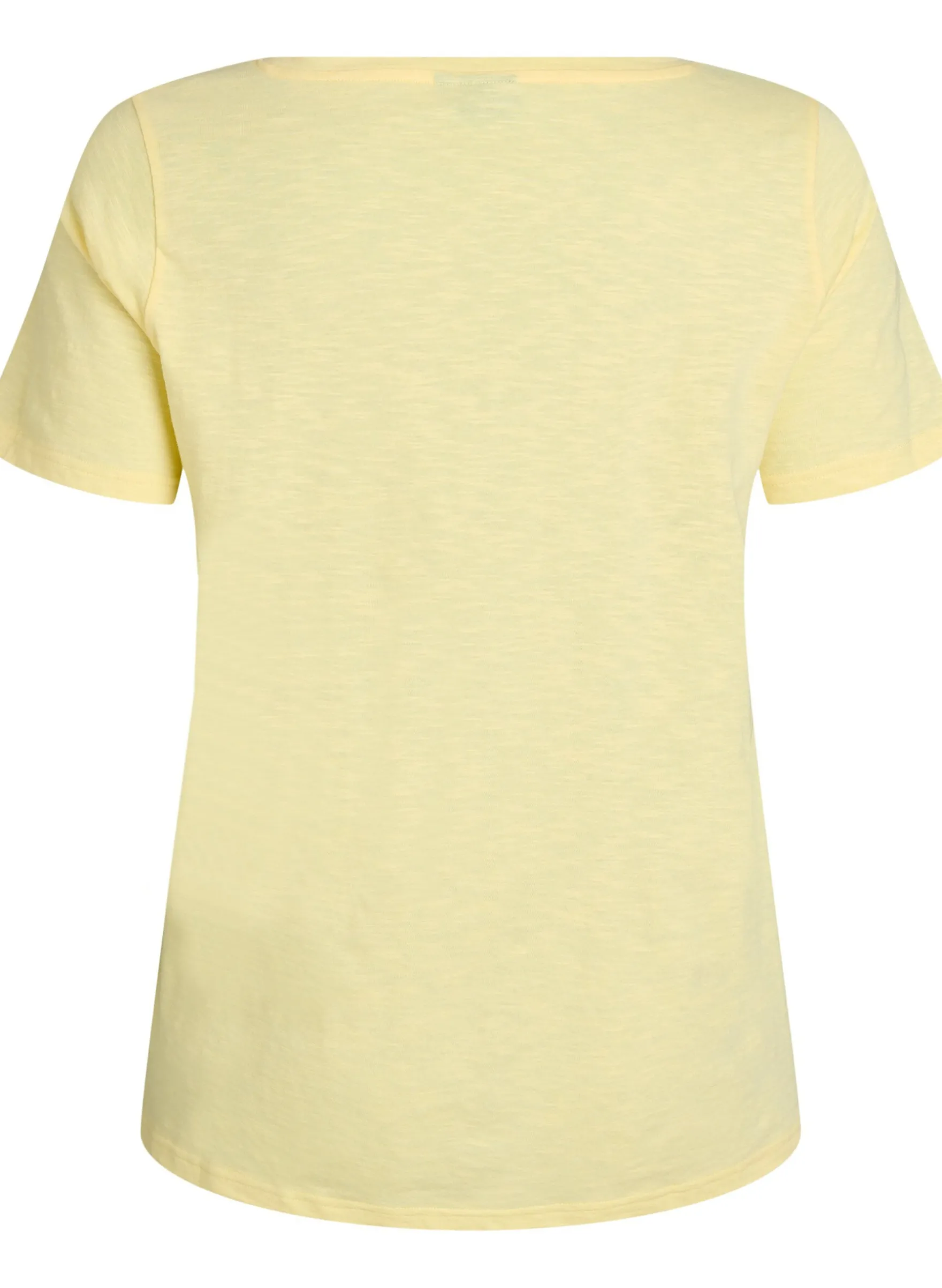 Kurzärmeliges Basic T-Shirt mit V-Ausschnitt