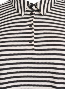 Kurzärmeliges Poloshirt mit Streifen