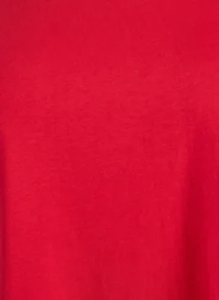 Kurzärmeliges T-Shirt aus Baumwollmischgewebe