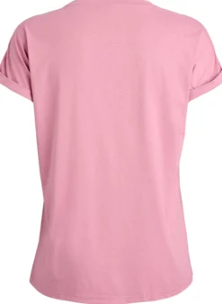 Kurzärmeliges T-Shirt aus Baumwollmischgewebe