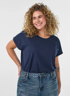 Kurzärmeliges T-Shirt aus einer Baumwollmischung