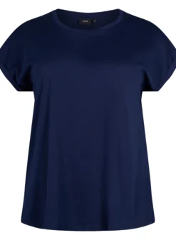Kurzärmeliges T-Shirt aus einer Baumwollmischung