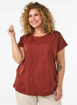 Kurzärmeliges T-Shirt aus einer Baumwollmischung