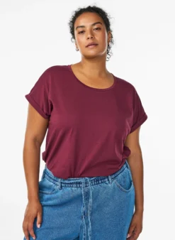 Kurzärmeliges T-Shirt aus einer Baumwollmischung