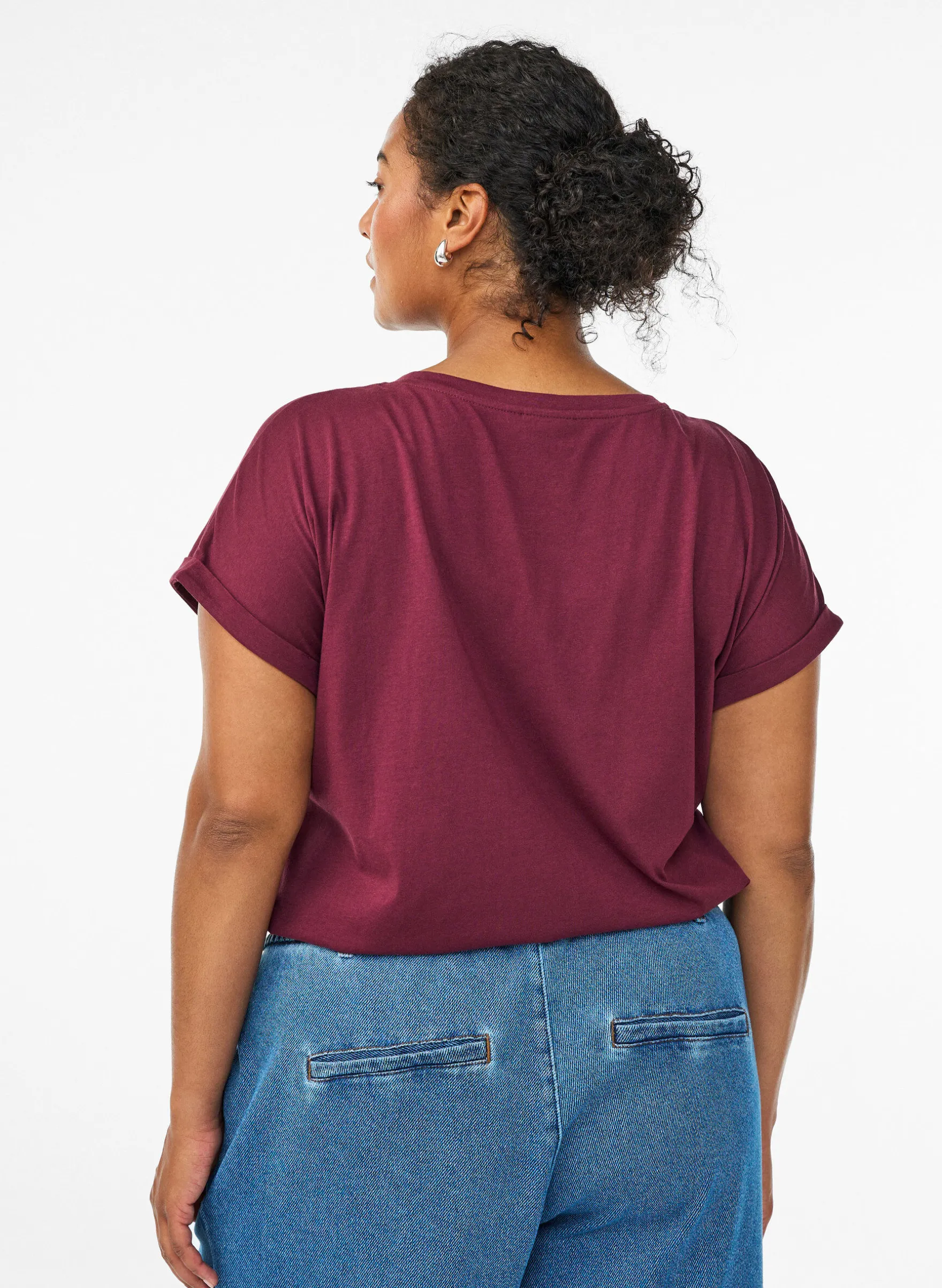 Kurzärmeliges T-Shirt aus einer Baumwollmischung