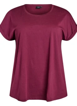 Kurzärmeliges T-Shirt aus einer Baumwollmischung