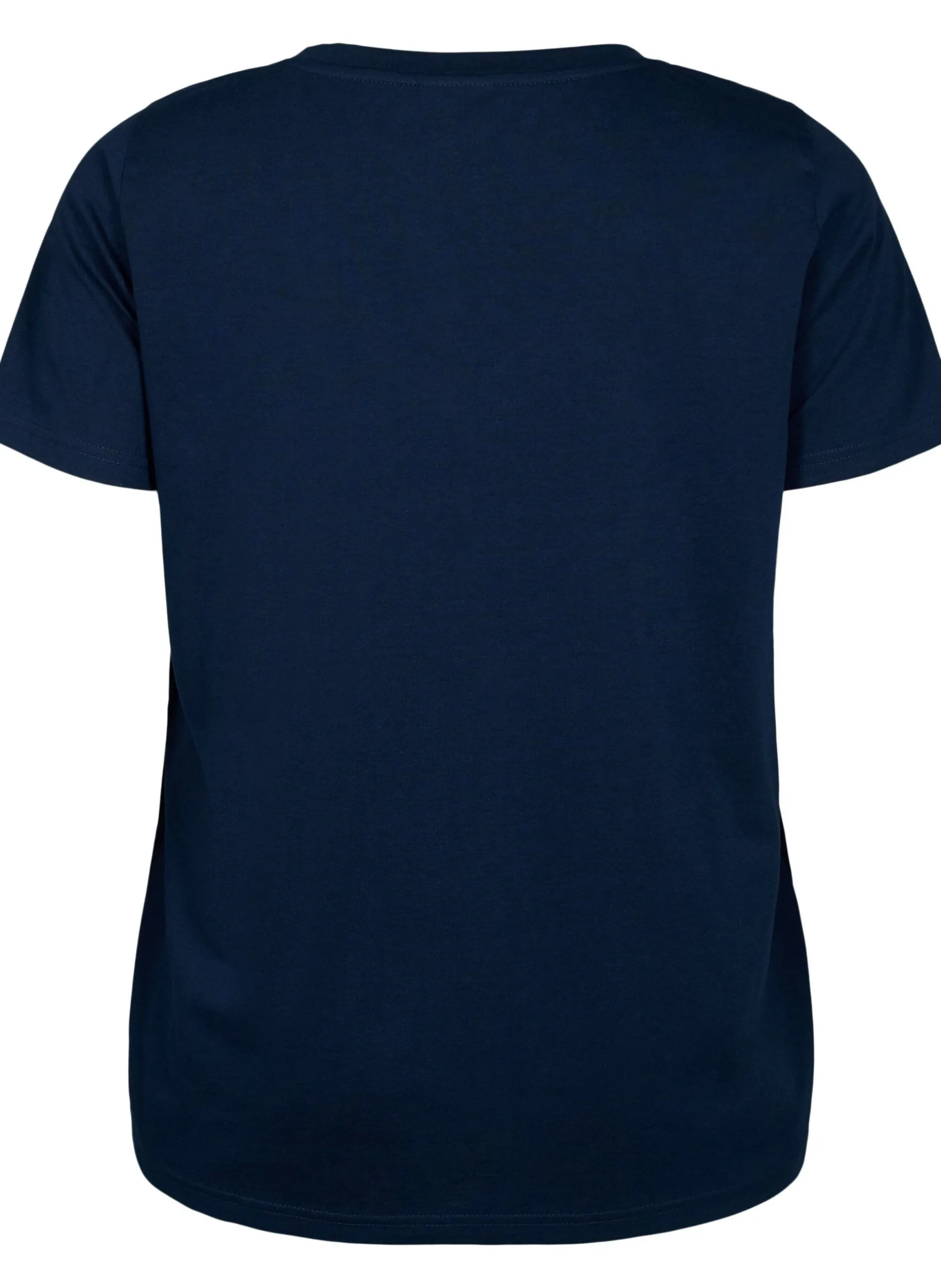 Kurzärmeliges T-Shirt mit V-Ausschnitt
