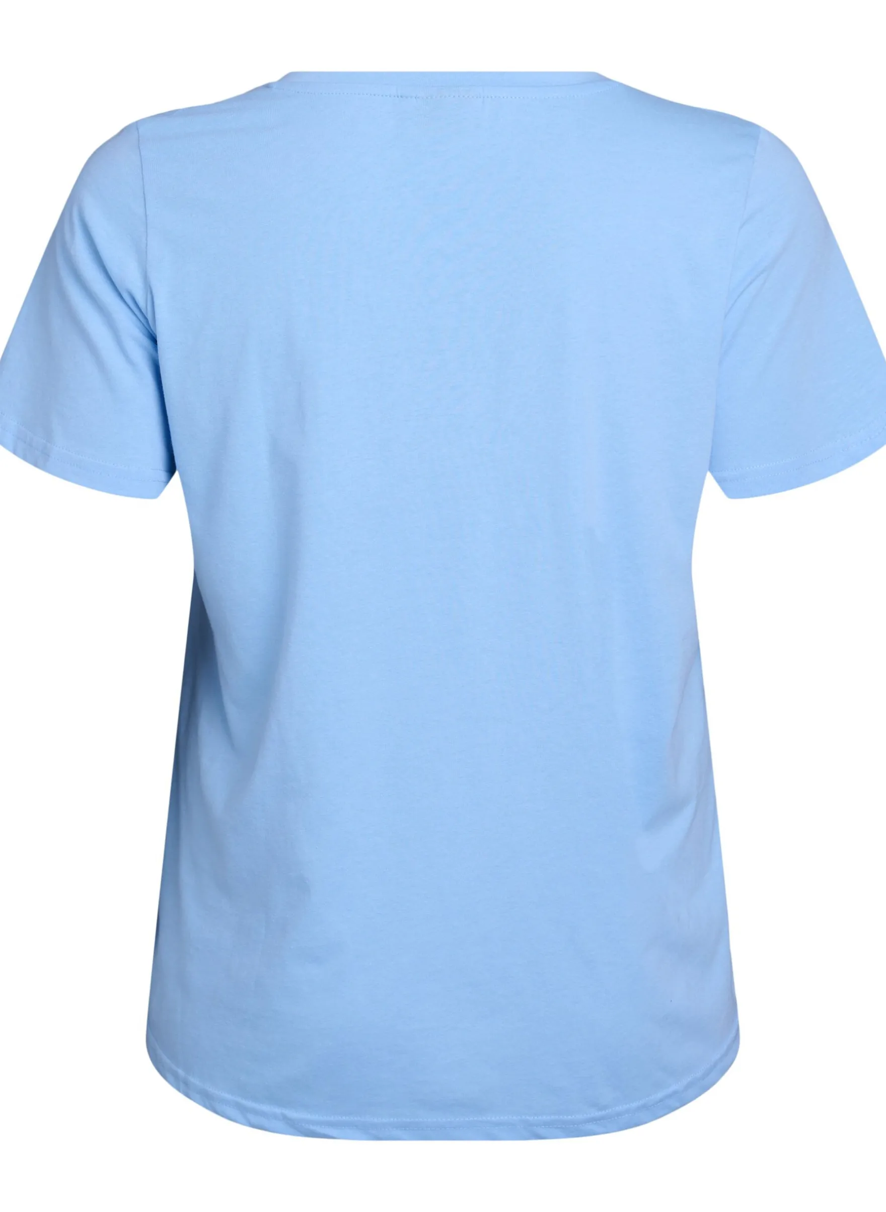 Kurzärmeliges T-Shirt mit V-Ausschnitt