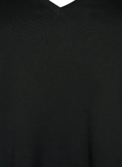 Kurzärmeliges T-Shirt mit V-Ausschnitt