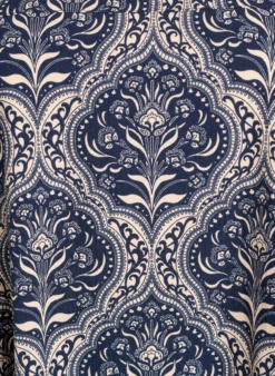 Kurzärmliges Baumwollkleid mit Print