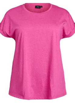 Kurzärmliges T-Shirt aus einer Baumwollmischung