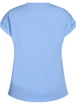 Kurzärmliges T-Shirt aus einer Baumwollmischung