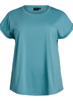 Kurzärmliges T-Shirt aus einer Baumwollmischung