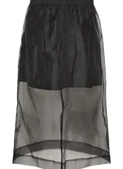 Langer Rock in Organza-Optik