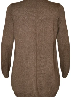 Lange Strickjacke aus einer Viskosemischung