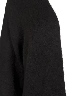 Lange Strickware Strickjacke mit Taschen