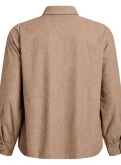 Langärmlige Bluse aus Cord