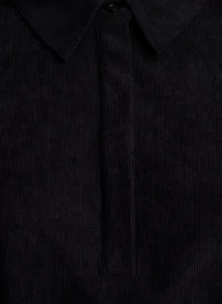 Langärmlige Bluse aus Cord