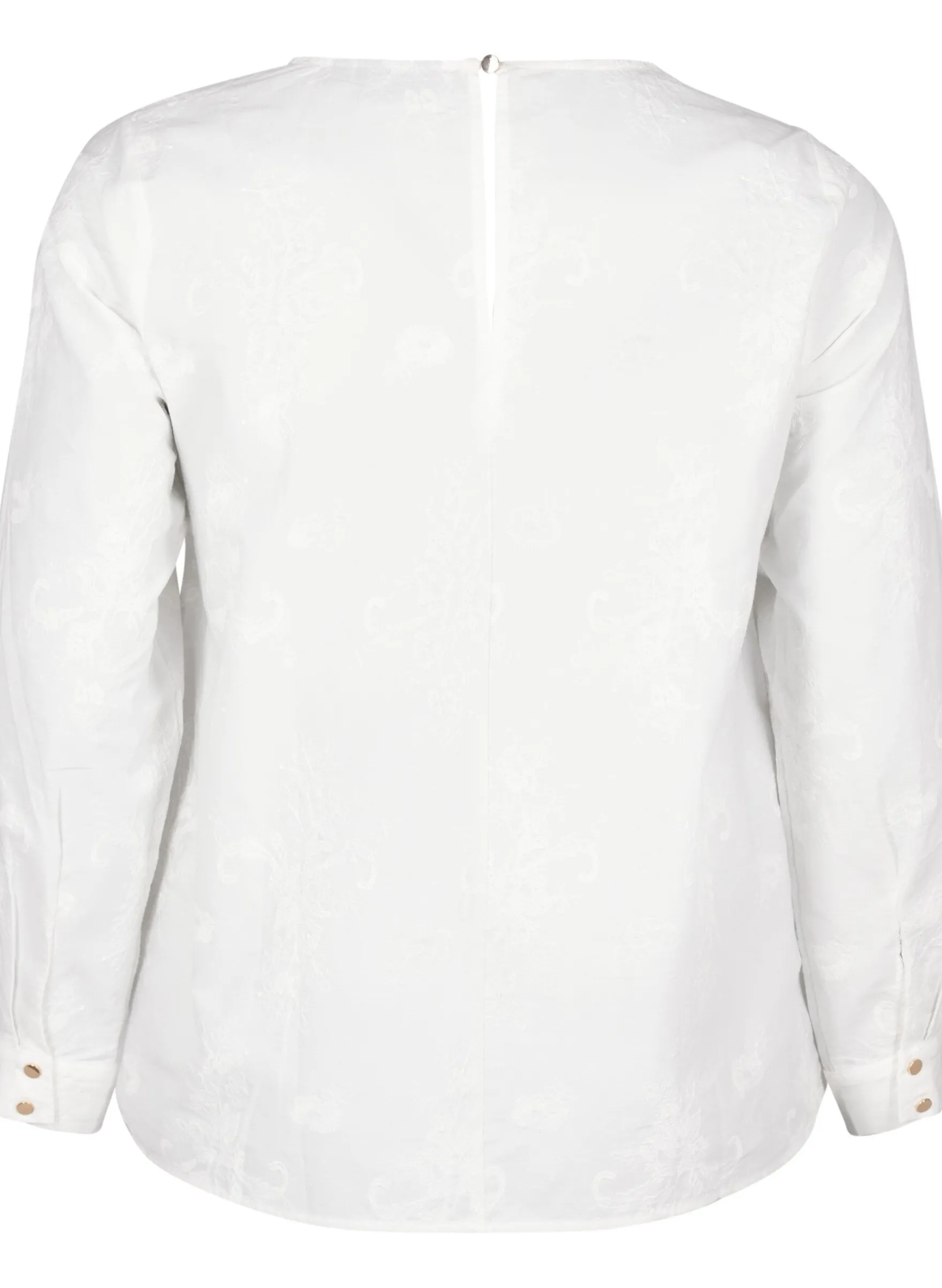 Langärmlige Bluse mit Stickereien
