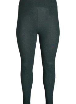 Leggings mit Glitzermuster