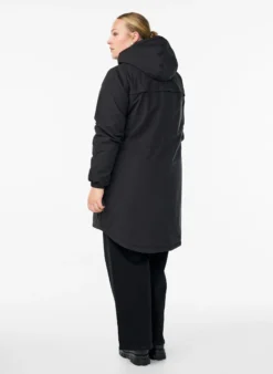 Leichter gepolsterter Parka mit Kapuze